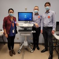 维多利亚医院的中爱国中部支持临床文档的医师